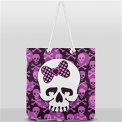 Full Print Rope Handle Tote (Large) 