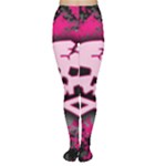 Pink Skull Star Splatter Tights