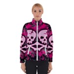 Pink Skull Star Splatter Winter Jacket