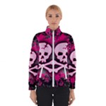 Pink Skull Star Splatter Winter Jacket