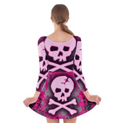 Long Sleeve Velvet Skater Dress 