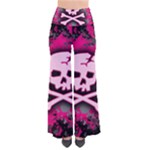 Pink Skull Star Splatter So Vintage Palazzo Pants