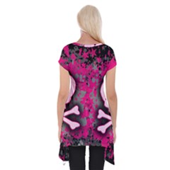 Short Sleeve Side Drop Tunic 