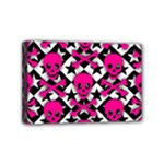 Pink Skulls & Stars Mini Canvas 6  x 4  (Stretched)