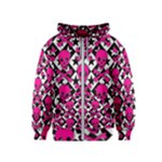 Pink Skulls & Stars Kids  Zipper Hoodie