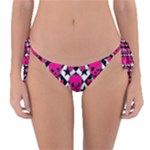 Pink Skulls & Stars Reversible Bikini Bottom