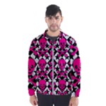 Pink Skulls & Stars Men s Windbreaker