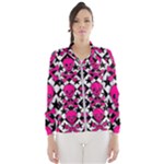 Pink Skulls & Stars Women s Windbreaker