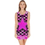 Pink Star Bodycon Dress