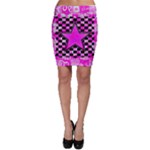 Pink Star Bodycon Skirt