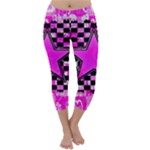 Pink Star Capri Winter Leggings 