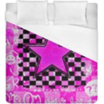 Pink Star Duvet Cover (King Size)