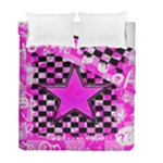 Pink Star Duvet Cover Double Side (Full/ Double Size)