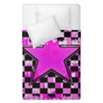 Pink Star Duvet Cover Double Side (Single Size)