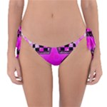 Pink Star Reversible Bikini Bottom