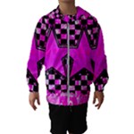 Pink Star Kids  Hooded Windbreaker