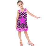 Pink Star Kids  Sleeveless Dress