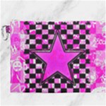 Pink Star Canvas Cosmetic Bag (XXXL)