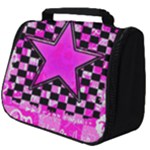 Pink Star Full Print Travel Pouch (Big)