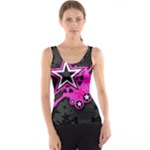 Pink Star Design Tank Top