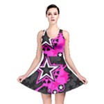 Pink Star Design Reversible Skater Dress