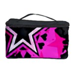 Pink Star Design Cosmetic Storage Case