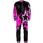 Pink Star Design OnePiece Jumpsuit (Men)