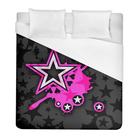 Pink Star Design Duvet Cover (Full/ Double Size) from ArtsNow.com