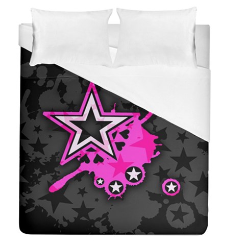 Pink Star Design Duvet Cover (Queen Size) from ArtsNow.com