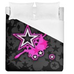 Pink Star Design Duvet Cover (Queen Size)