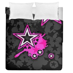 Pink Star Design Duvet Cover Double Side (Queen Size) from ArtsNow.com