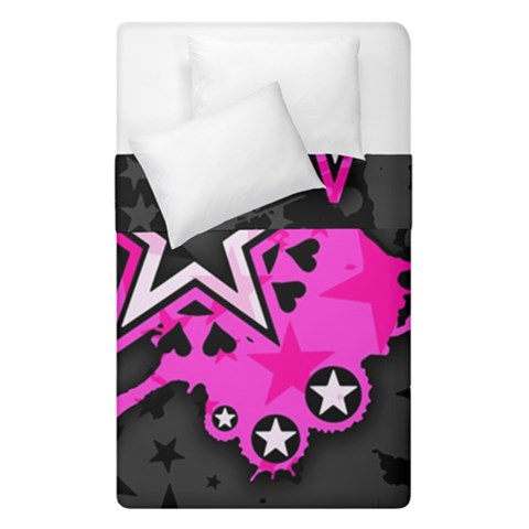 Pink Star Design Duvet Cover Double Side (Single Size) from ArtsNow.com