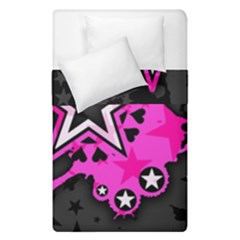 Pink Star Design Duvet Cover Double Side (Single Size) from ArtsNow.com