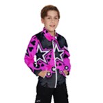 Pink Star Design Kids  Windbreaker