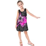 Pink Star Design Kids  Sleeveless Dress