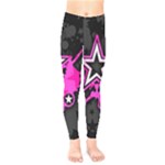 Pink Star Design Kids  Legging