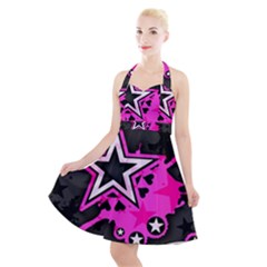 Halter Party Swing Dress  