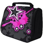 Pink Star Design Full Print Travel Pouch (Big)