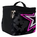 Pink Star Design Make Up Travel Bag (Small)