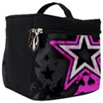 Pink Star Design Make Up Travel Bag (Big)