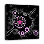 Pink Star Explosion Mini Canvas 8  x 8  (Stretched)