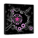 Pink Star Explosion Mini Canvas 8  x 8  (Stretched)