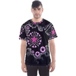 Pink Star Explosion Men s Sports Mesh Tee