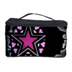 Pink Star Explosion Cosmetic Storage Case