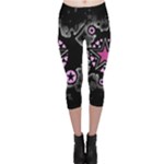 Pink Star Explosion Capri Leggings 