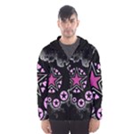 Pink Star Explosion Men s Hooded Windbreaker