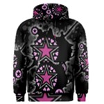 Pink Star Explosion Men s Pullover Hoodie