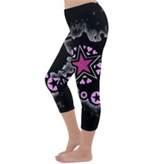 Capri Winter Leggings Back Capri Winter Leggings Back