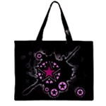 Pink Star Explosion Zipper Mini Tote Bag