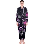Pink Star Explosion Hooded Jumpsuit (Ladies)